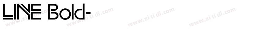 LINE Bold字体转换